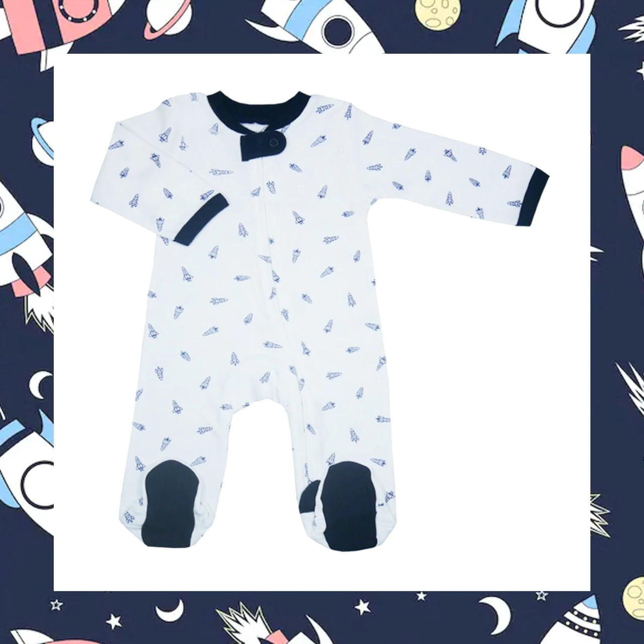 baby-fair LittleBBLove Sleep and Play Suit (Rocketing into Space)
